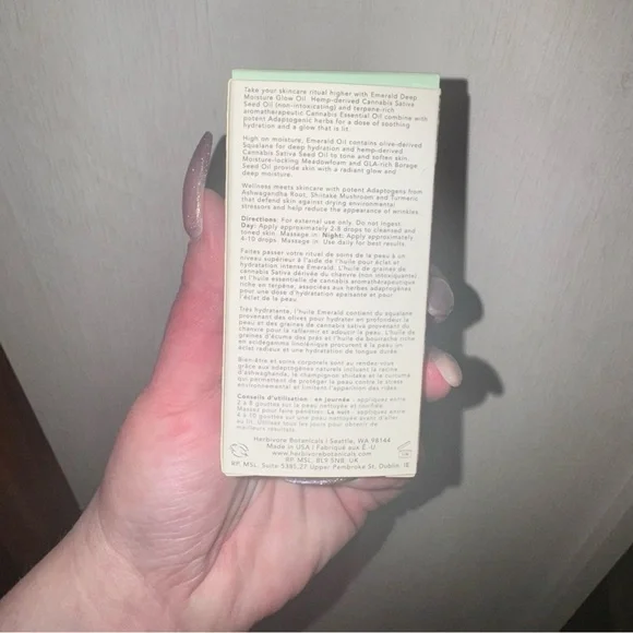 Emerald glow oil - Picture 3 of 5